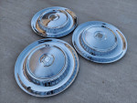 Original 1957 Dodge Lancer 14" Hubcap Wheelcover Center Cap Lot of 3