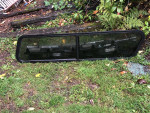 Sliding window for truck canopy / topper - Passenger side