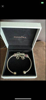 Pandora bracelet w/ 7 charms