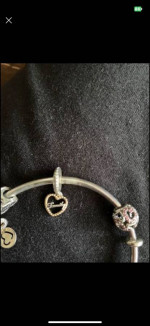 Pandora bracelet w/ 7 charms