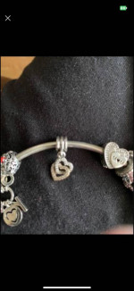 Pandora bracelet w/ 7 charms