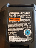 Echo battery pack 58v