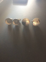 Silver cufflinks