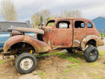 Squarebody 4x4 Short Box Frame w/ 1937 Studebaker Dictator Body
