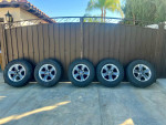 Factory Jeep Wrangler 18” Wheels & Tires set of 5