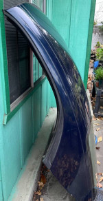 Blue hard top convertible top for 911 996 997