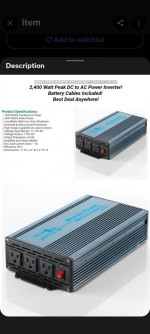 1200 watt power inverter