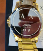 Armani Exchange Men's Chronograph Watch with steel band Brand new