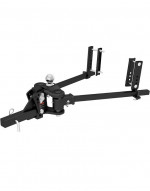 Curt weight distribution hitch with sway bars