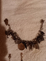 7, 925 Sterling Silver Bracelets. 2 Charm Bracelets, 5 singulars.