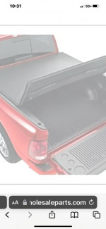 Mopar Ram truck tri fold tonneau cover