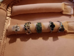 11, 925 Sterling Silver Rings. 25.00 Each OR All 11 for 165.00