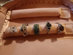 11, 925 Sterling Silver Rings. 25.00 Each OR All 11 for 165.00