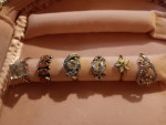 11, 925 Sterling Silver Rings. 25.00 Each OR All 11 for 165.00