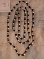 Multi-Colored, Black, Grey, White Cultured Freshwater Pearls, Sterling