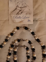 Multi-Colored, Black, Grey, White Cultured Freshwater Pearls, Sterling
