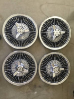 4 1960s Chevrolet SS 14” wire wheel hubcaps