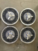 4 1960s Chevrolet SS 14” wire wheel hubcaps