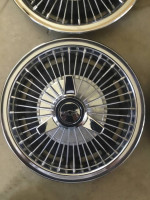 4 1960s Chevrolet SS 14” wire wheel hubcaps