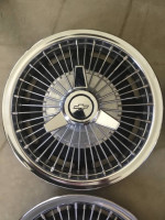 4 1960s Chevrolet SS 14” wire wheel hubcaps