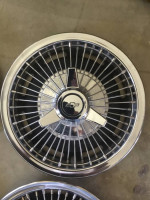 4 1960s Chevrolet SS 14” wire wheel hubcaps
