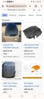 07-13 chevy/gmc truck engine cover