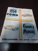 50'S FORD OWNERS MANUAL
