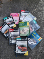 Hanes and Chilton Auto manuals