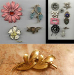collection - vintage 50's-70's pins & broaches