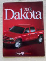 2001 Dodge Dakota Pick Up Dealer Brochure Full Color