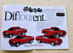 2001 Dodge Dakota Pick Up Dealer Brochure Full Color