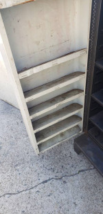 Vintage United Delco Parts Cabinets Shop Garage