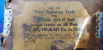 Vintage Chevy Valve Reseating Tools
