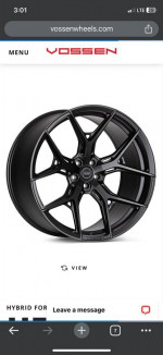 Vossen Forged Hybrid Set Matte Gun Metal