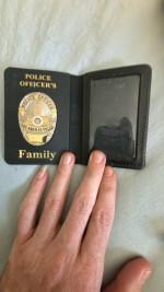 POLICE BADGE FOR LISENCE OR ID HARD TO FIND