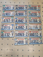 1990 1991 1992 1993 94 95 96 washington license plates collector veh