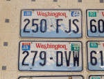 1990 1991 1992 1993 94 95 96 washington license plates collector veh
