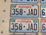 1990 1991 1992 1993 94 95 96 washington license plates collector veh