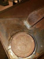 Ultra Rare 2 Gallon Premium Motor Oil Can From '50's