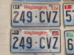 Clean 87 88 89 "restored" washington license plates collector vehicle