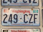 Clean 87 88 89 "restored" washington license plates collector vehicle