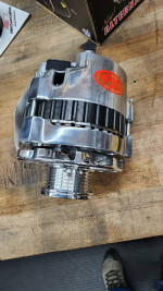 BBC New Alternator, Water Pump, PS, Pulleys