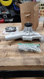 BBC New Alternator, Water Pump, PS, Pulleys