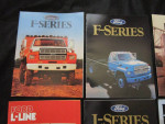 Set of (10) Vintage Ford Line of 600-9000 Series Truck Sales Brochures