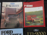 Set of (10) Vintage Ford Line of 600-9000 Series Truck Sales Brochures