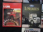 Set of (10) Vintage Ford Line of 600-9000 Series Truck Sales Brochures