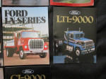 Set of (10) Vintage Ford Line of 600-9000 Series Truck Sales Brochures