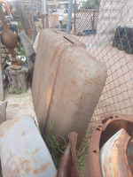1960 ford pickup hood,media cleaned,rust repair started in the front e