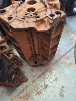 283 Chevrolet  engine block cleaned and checked, std bore needs machin