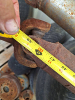 Driveshaft  49 1/2" outside snap rings older Chevrolet, good used